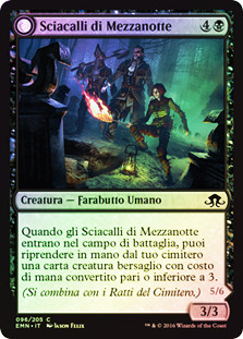 Midnight Scavengers // Chittering Host (Bottom)
Eldritch Moon - Italian
Single
Magic The Gathering