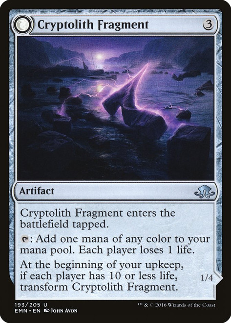 Cryptolith Fragment // Aurora of Emrakul\nEldritch Moon\nSingle\nMagic The Gathering