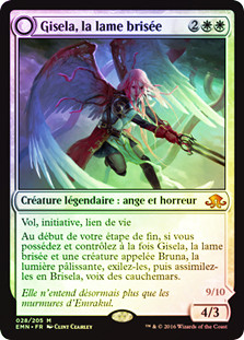 Gisela, the Broken Blade // Brisela, Voice of Nightmares