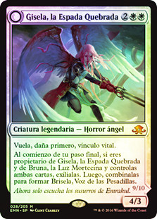 Gisela, the Broken Blade // Brisela, Voice of Nightmares (Top)
Eldritch Moon - Spanish
Single
Magic The Gathering