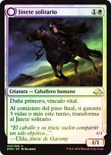 Lone Rider // It That Rides as One
Eldritch Moon - Spanish
Single
Magic The Gathering