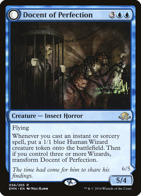 Docent of Perfection // Final Iteration\nEldritch Moon\nSingle\nMagic The Gathering