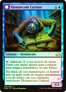 Curious Homunculus // Voracious Reader
Eldritch Moon - Portuguese
Single
Magic The Gathering