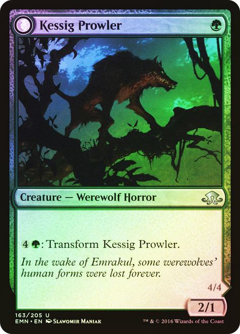 Kessig Prowler // Sinuous Predator\nEldritch Moon\nSingle\nMagic The Gathering