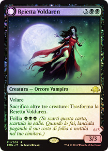 Voldaren Pariah // Abolisher of Bloodlines
Eldritch Moon - Italian
Single
Magic The Gathering