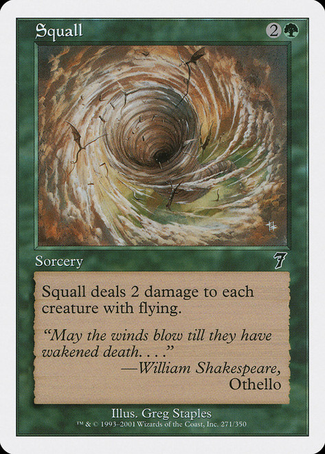 Squall\n7th Edition\nSingle\nMagic The Gathering