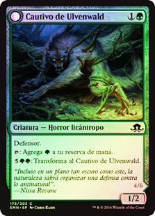 Ulvenwald Captive // Ulvenwald Abomination
Eldritch Moon - Spanish
Single
Magic The Gathering