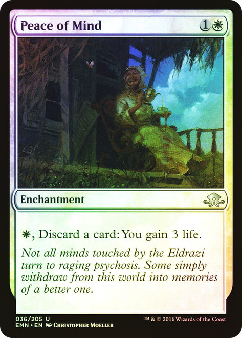 Peace of Mind\nEldritch Moon\nSingle\nMagic The Gathering