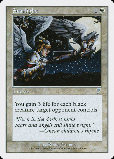 Starlight\n7th Edition\nSingle\nMagic The Gathering