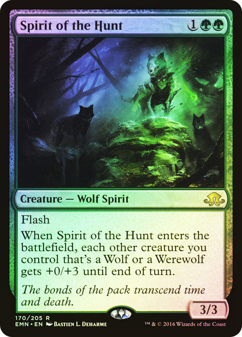 Spirit of the Hunt\nEldritch Moon\nSingle\nMagic The Gathering