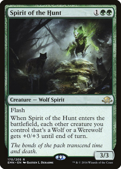 Spirit of the Hunt\nEldritch Moon\nSingle\nMagic The Gathering