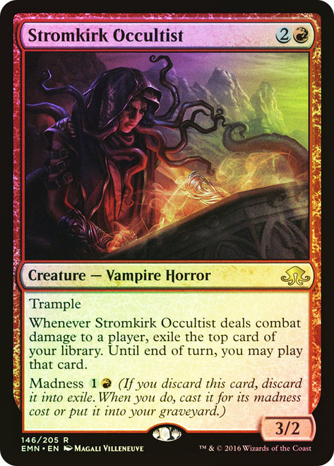 Stromkirk Occultist\nEldritch Moon\nSingle\nMagic The Gathering