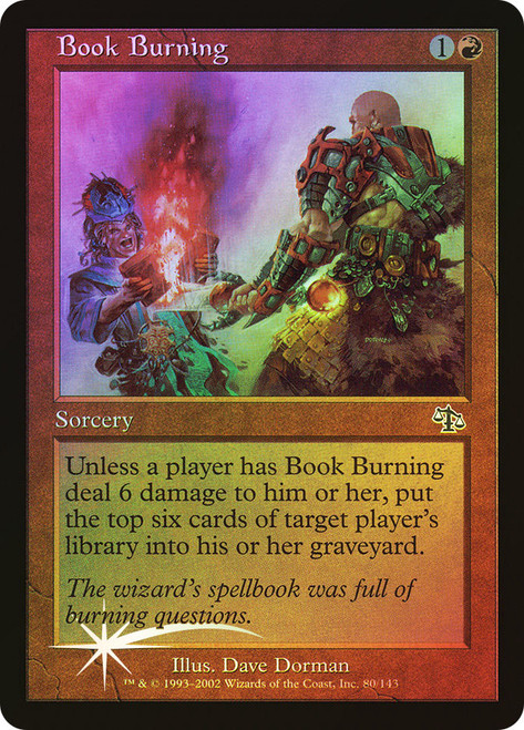 Book Burning\nJudgment\nSingle\nMagic The Gathering