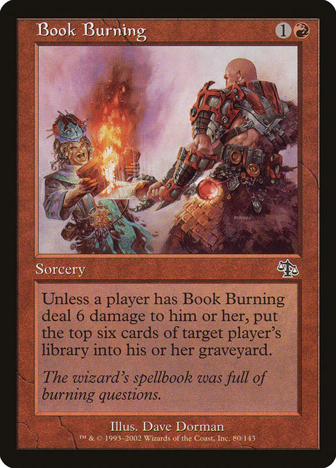 Book Burning\nJudgment\nSingle\nMagic The Gathering