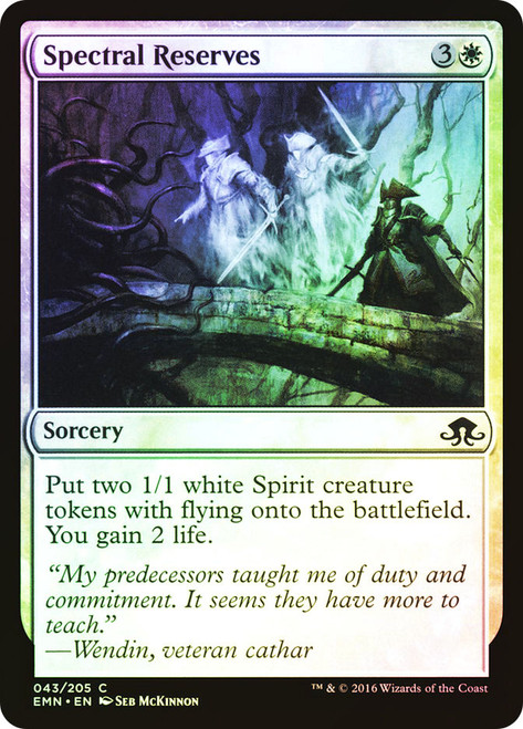 Spectral Reserves\nEldritch Moon\nSingle\nMagic The Gathering