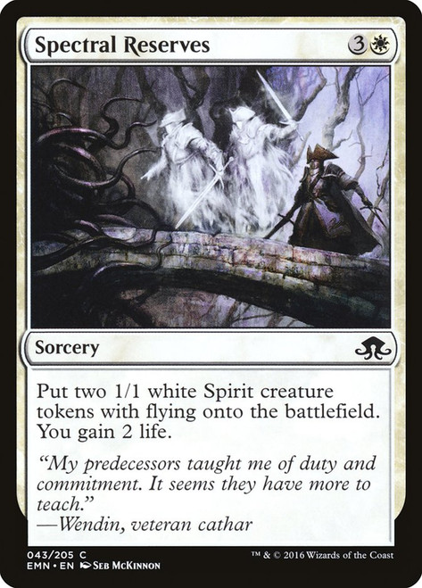 Spectral Reserves\nEldritch Moon\nSingle\nMagic The Gathering