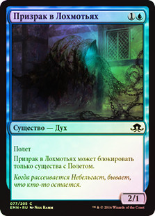 Tattered Haunter
Eldritch Moon (Foil) - Russian
Single
Magic The Gathering