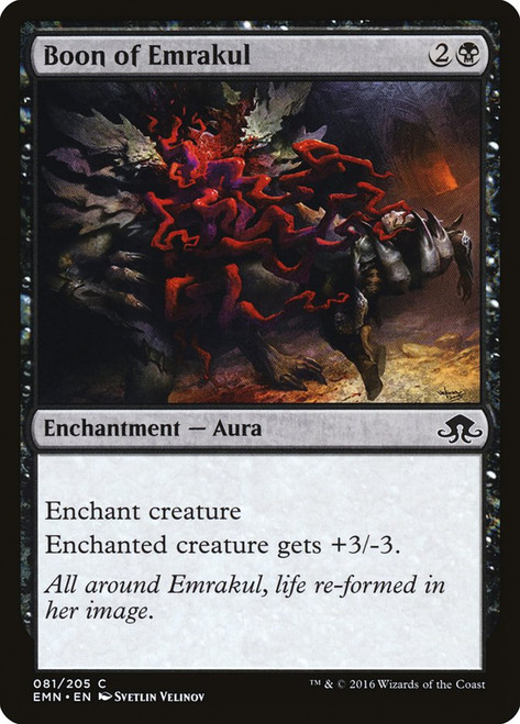 Boon of Emrakul\nEldritch Moon\nSingle\nMagic The Gathering