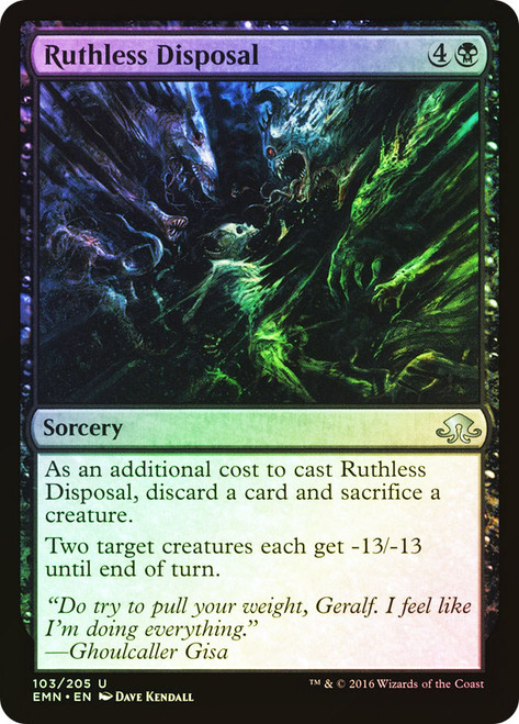 Ruthless Disposal\nEldritch Moon\nSingle\nMagic The Gathering