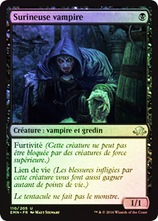 Vampire Cutthroat
Eldritch Moon (Foil) - French
Single
Magic The Gathering