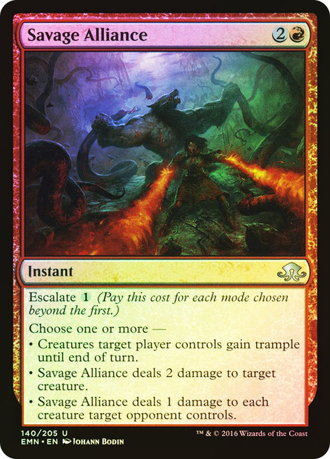 Savage Alliance\nEldritch Moon\nSingle\nMagic The Gathering