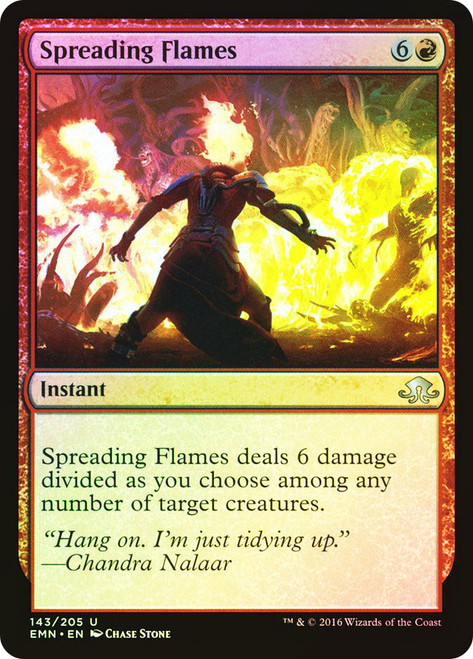 Spreading Flames\nEldritch Moon\nSingle\nMagic The Gathering