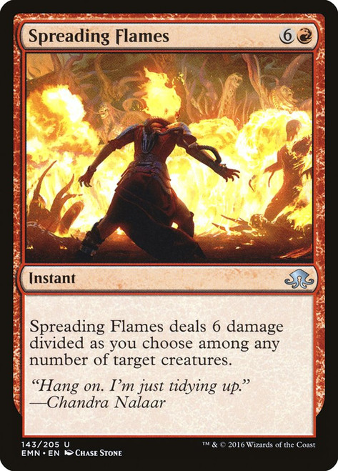 Spreading Flames\nEldritch Moon\nSingle\nMagic The Gathering