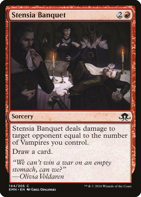 Stensia Banquet\nEldritch Moon\nSingle\nMagic The Gathering