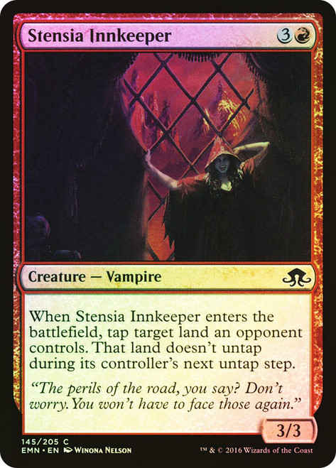 Stensia Innkeeper\nEldritch Moon\nSingle\nMagic The Gathering