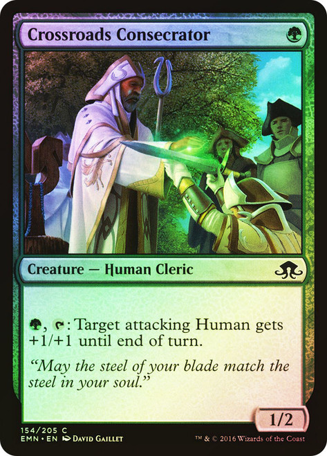 Crossroads Consecrator\nEldritch Moon\nSingle\nMagic The Gathering