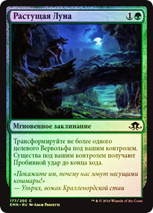Waxing Moon
Eldritch Moon (Foil) - Russian
Single
Magic The Gathering