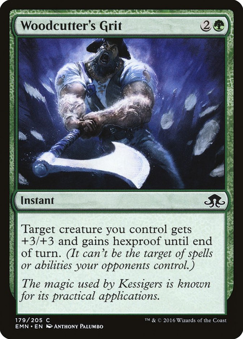 Woodcutter's Grit\nEldritch Moon\nSingle\nMagic The Gathering