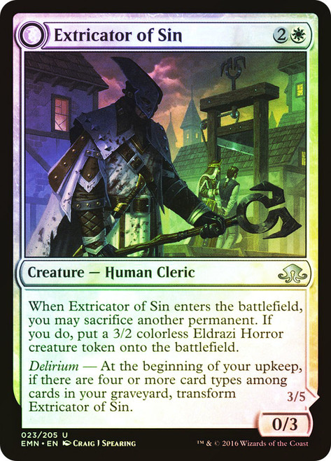 Extricator of Sin // Extricator of Flesh | Eldritch Moon | Star