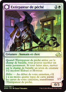 Extricator of Sin // Extricator of Flesh
Eldritch Moon - French
Single
Magic The Gathering