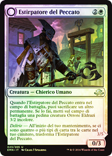 Extricator of Sin // Extricator of Flesh
Eldritch Moon - Italian
Single
Magic The Gathering