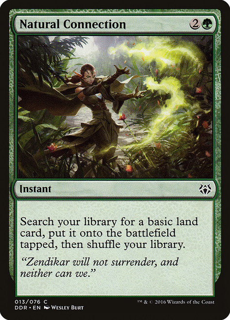 Natural Connection\nDuel Decks: Nissa vs. Ob Nixilis\nSingle\nMagic The Gathering