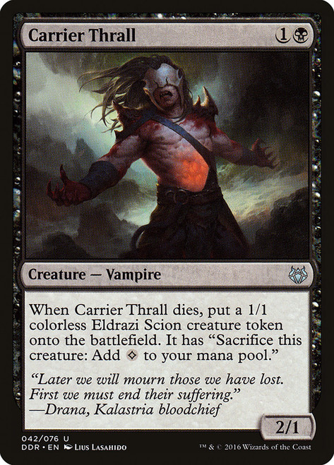 Carrier Thrall\nDuel Decks: Nissa vs. Ob Nixilis\nSingle\nMagic The Gathering