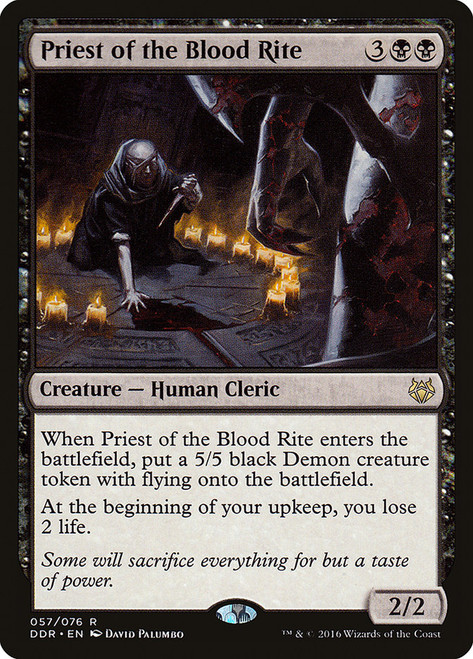 Priest of the Blood Rite\nDuel Decks: Nissa vs. Ob Nixilis\nSingle\nMagic The Gathering