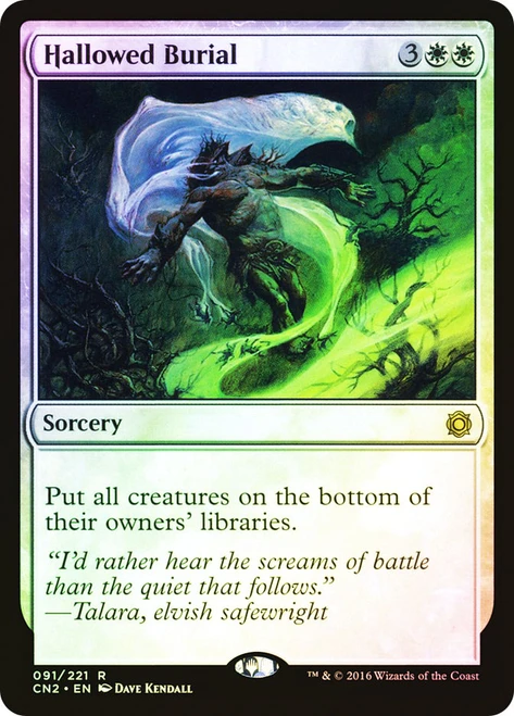 Hallowed Burial\nConspiracy: Take the Crown\nSingle\nMagic The Gathering