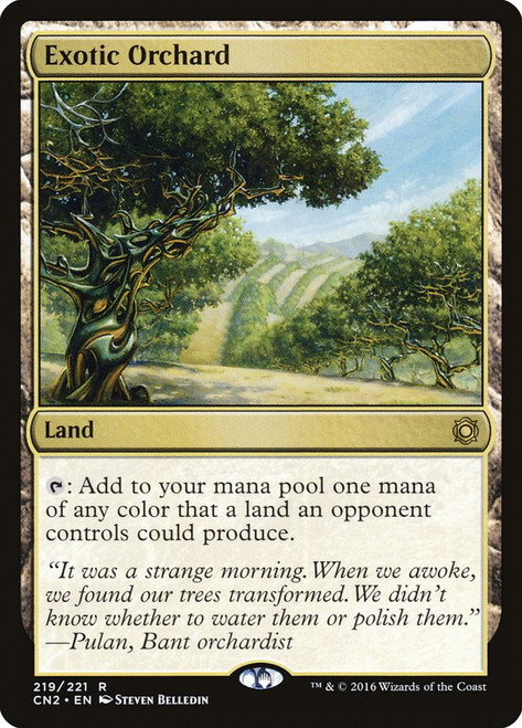 Exotic Orchard\nConspiracy: Take the Crown\nSingle\nMagic The Gathering