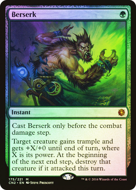 PSA10 Berserk 狂暴化　MTG 30th edition 狂暴化/Berserk》[LEB] 緑U | 日本最大級 MTG通販サイト「晴れる屋」