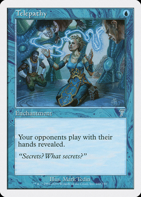 Telepathy\n7th Edition\nSingle\nMagic The Gathering