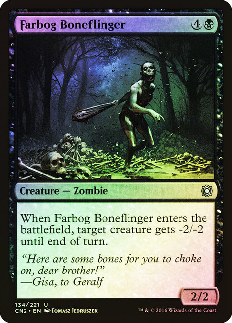 Farbog Boneflinger\nConspiracy: Take the Crown\nSingle\nMagic The Gathering