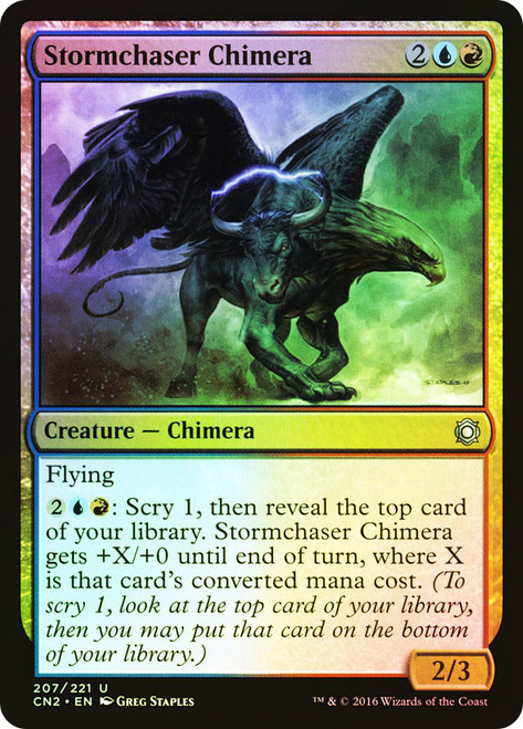 Stormchaser Chimera\nConspiracy: Take the Crown\nSingle\nMagic The Gathering
