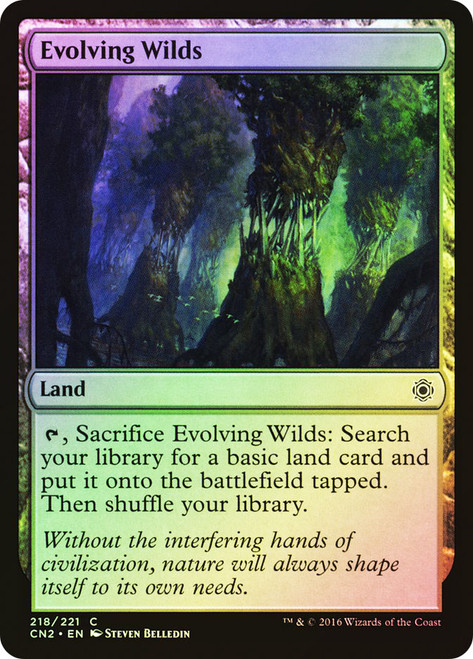 Evolving Wilds\nConspiracy: Take the Crown\nSingle\nMagic The Gathering
