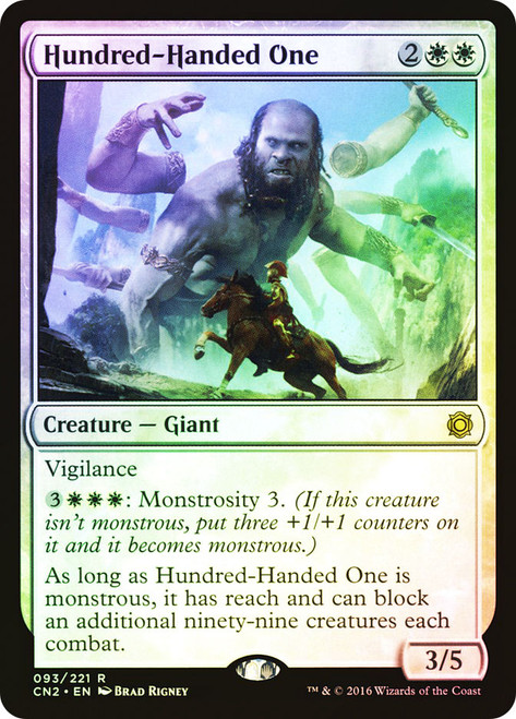 Hundred-Handed One\nConspiracy: Take the Crown\nSingle\nMagic The Gathering