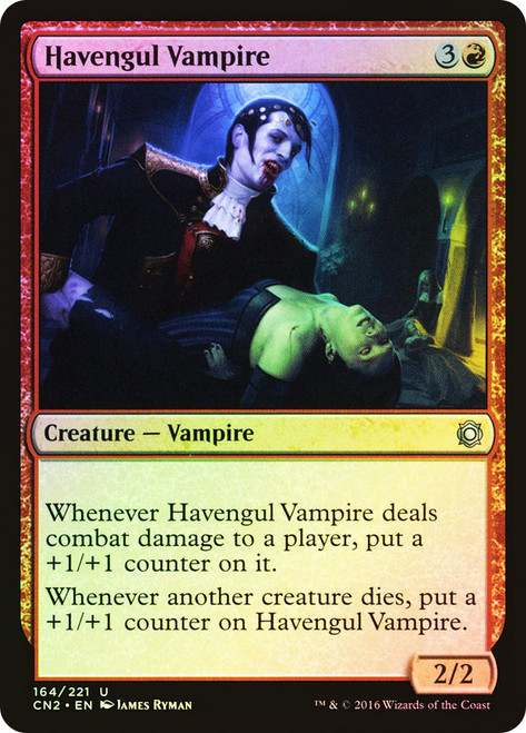 Havengul Vampire\nConspiracy: Take the Crown\nSingle\nMagic The Gathering