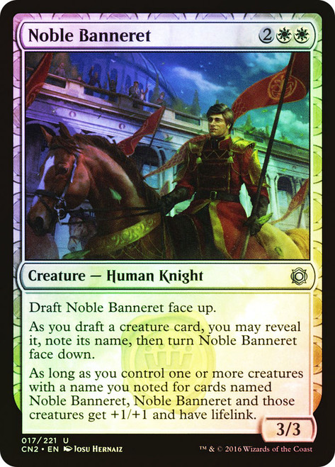 Noble Banneret\nConspiracy: Take the Crown\nSingle\nMagic The Gathering