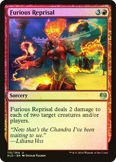 Furious Reprisal\nKaladesh\nSingle\nMagic The Gathering