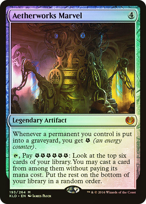 Aetherworks Marvel\nKaladesh\nSingle\nMagic The Gathering